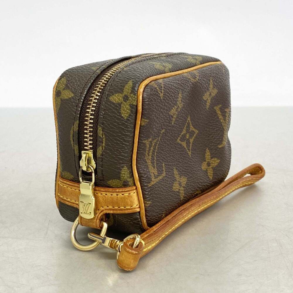 LOUIS VUITTON Authentic Brown Monogram Pouch - Picture 2 of 9